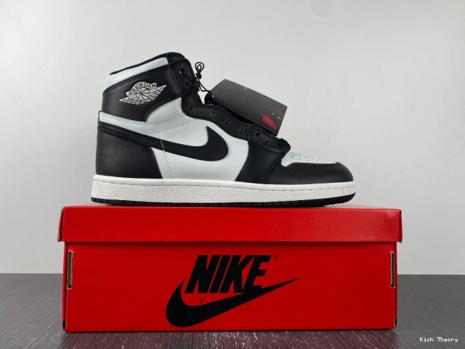 Kick Theory High White (2023) 1 Jordan Black 85 BQ4422-001 Retro 0717